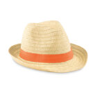 BOOGIE STRAW HAT WITH COLOURED BAND - Image 9