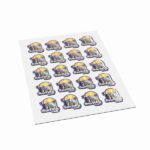 DOMING STICKERS ON A4 SHEET - Image 3