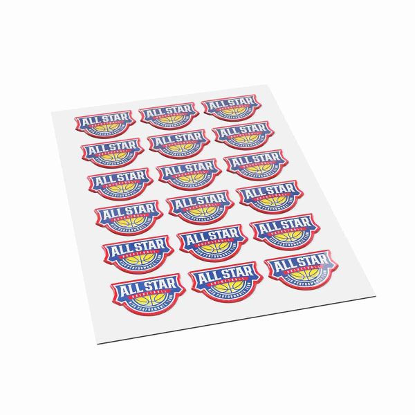 OPS-PRNT612 DOMING STICKERS ON A4 SHEET - Image 1